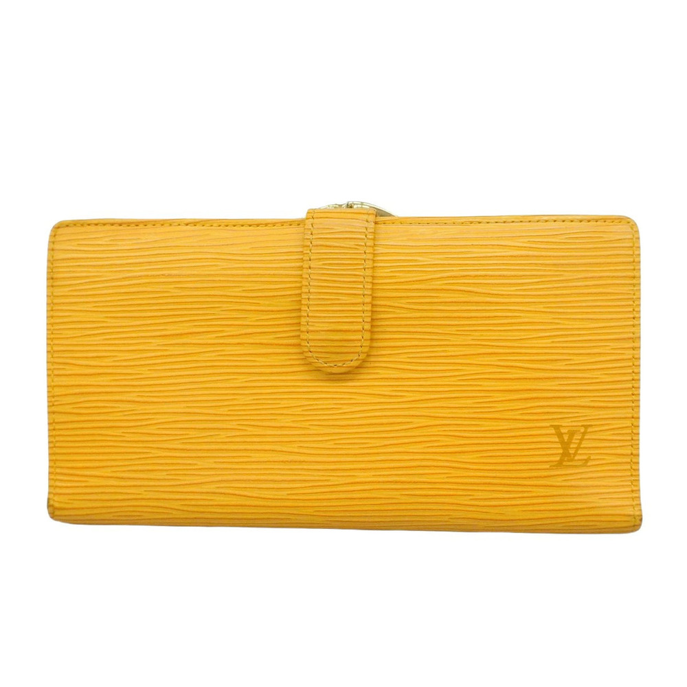 Louis Vuitton Long Wallet Epi Continental Viennois Jaune